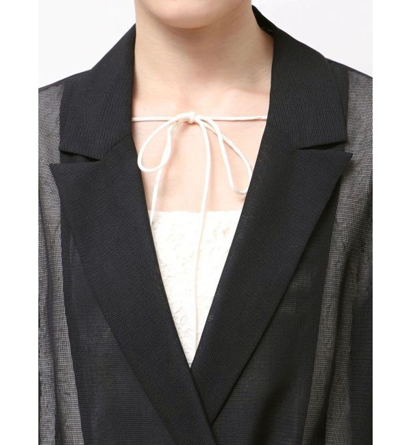 LAGUNAMOON「メッシュダブルテーラードジャケット」|テーラードジャケット|
