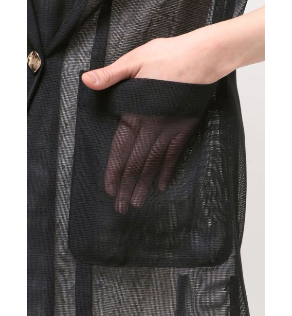 LAGUNAMOON「メッシュダブルテーラードジャケット」|テーラードジャケット|