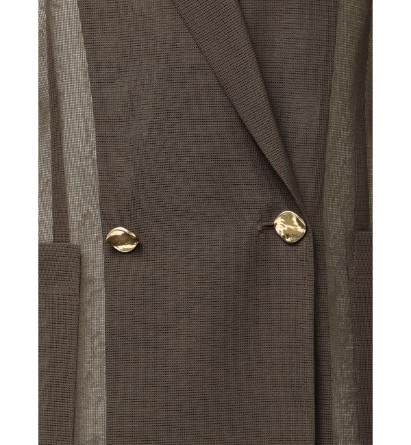 LAGUNAMOON「メッシュダブルテーラードジャケット」|テーラードジャケット|