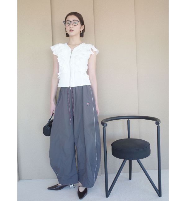 LAGUNAMOON「WZIPフリルブラウス」|シャツ・ブラウス|