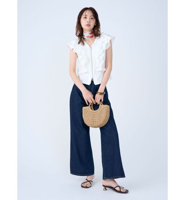 LAGUNAMOON「WZIPフリルブラウス」|シャツ・ブラウス|