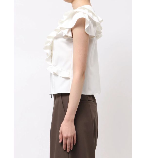 LAGUNAMOON「WZIPフリルブラウス」|シャツ・ブラウス|
