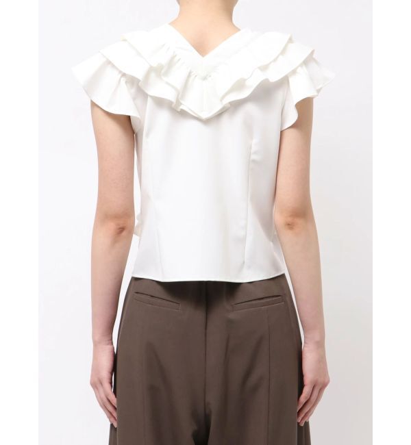 LAGUNAMOON「WZIPフリルブラウス」|シャツ・ブラウス|