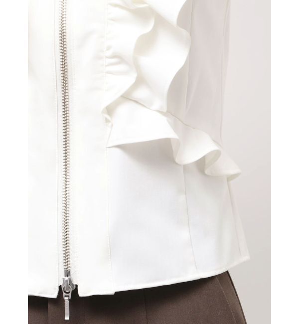 LAGUNAMOON「WZIPフリルブラウス」|シャツ・ブラウス|