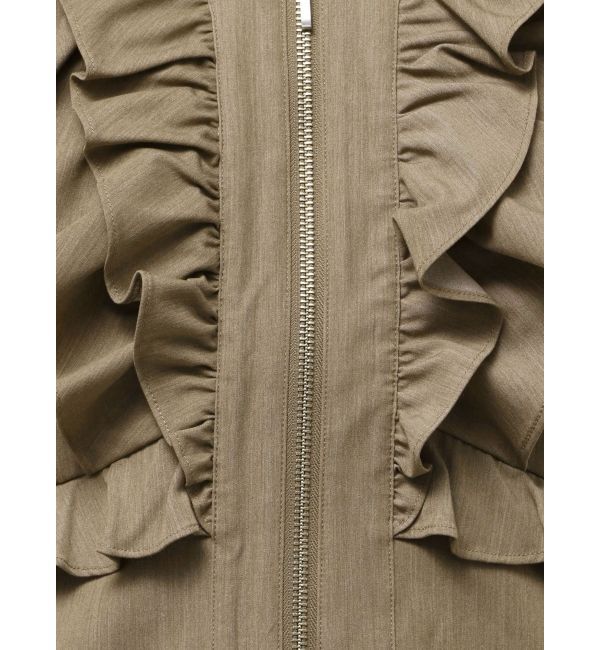 LAGUNAMOON「WZIPフリルブラウス」|シャツ・ブラウス|