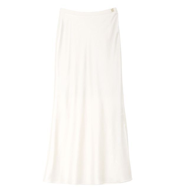 LAGUNAMOON「【接触冷感】スリットサテンナロースカート」|スカート|