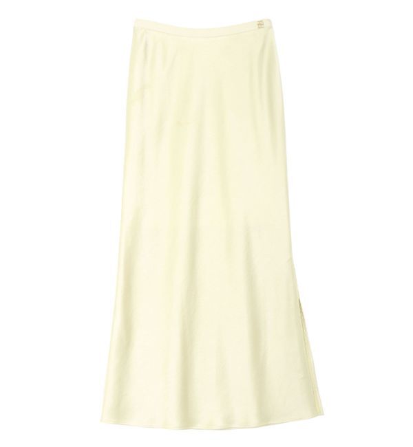 LAGUNAMOON「【接触冷感】スリットサテンナロースカート」|スカート|