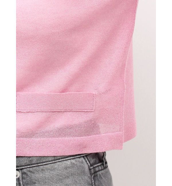 LAGUNAMOON「メタルボタンシアーニットカーディガン」|カーディガン|