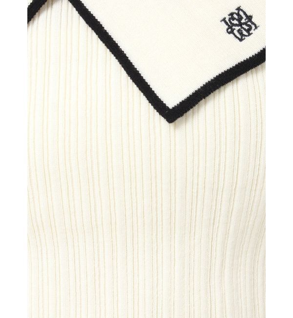 LAGUNAMOON「アシメカラーネックニット」|ニット・セーター|