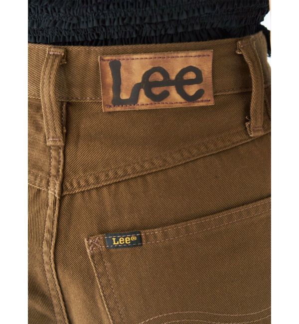 LAGUNAMOON「【Leeコラボ】セミワイドベルトデニムパンツ」|デニム|