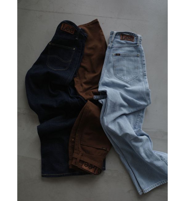 LAGUNAMOON「【Leeコラボ】セミワイドベルトデニムパンツ」|デニム|