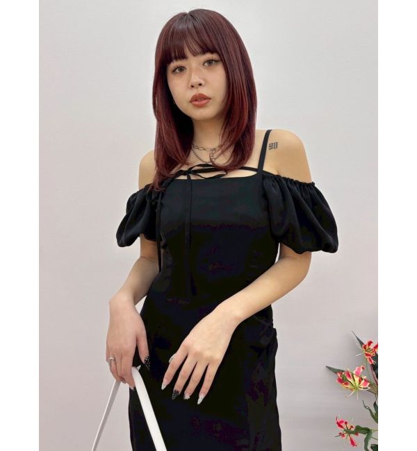 EVRIS「ストラップデザインワンピース」|ワンピース|