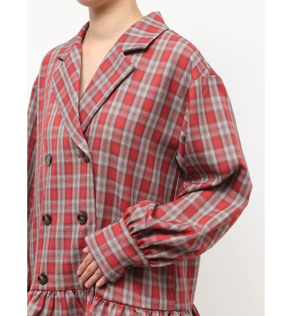 jouetie「ヘムフリルトレンチミニワンピース」|ワンピース|