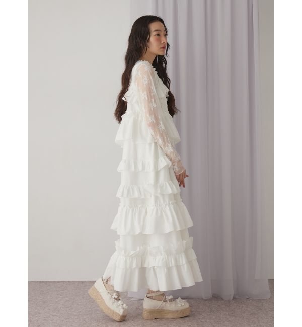 merry jenny「ribbon balletジュートウェッジサンダル」|サンダル|