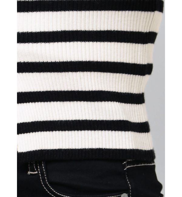 GYDA「HEMスリットオフショルニットトップス」|ニット・セーター|