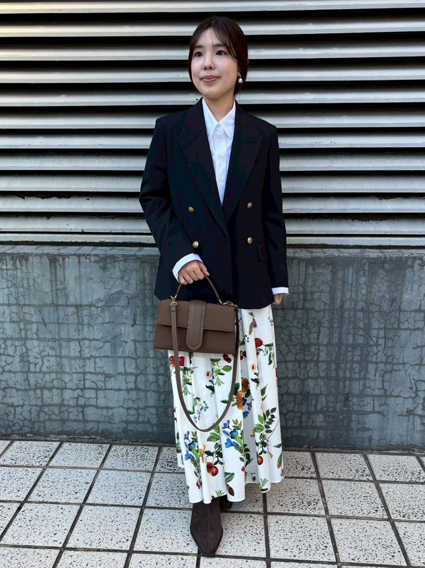 Mila Owen「金釦ダブルブレストブレザー」|テーラードジャケット|