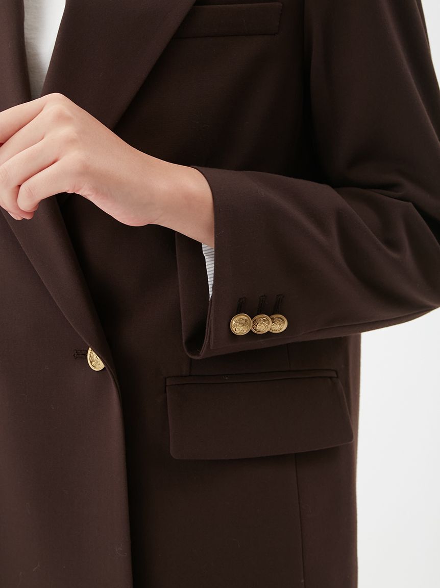 Mila Owen「金釦ダブルブレストブレザー」|テーラードジャケット|