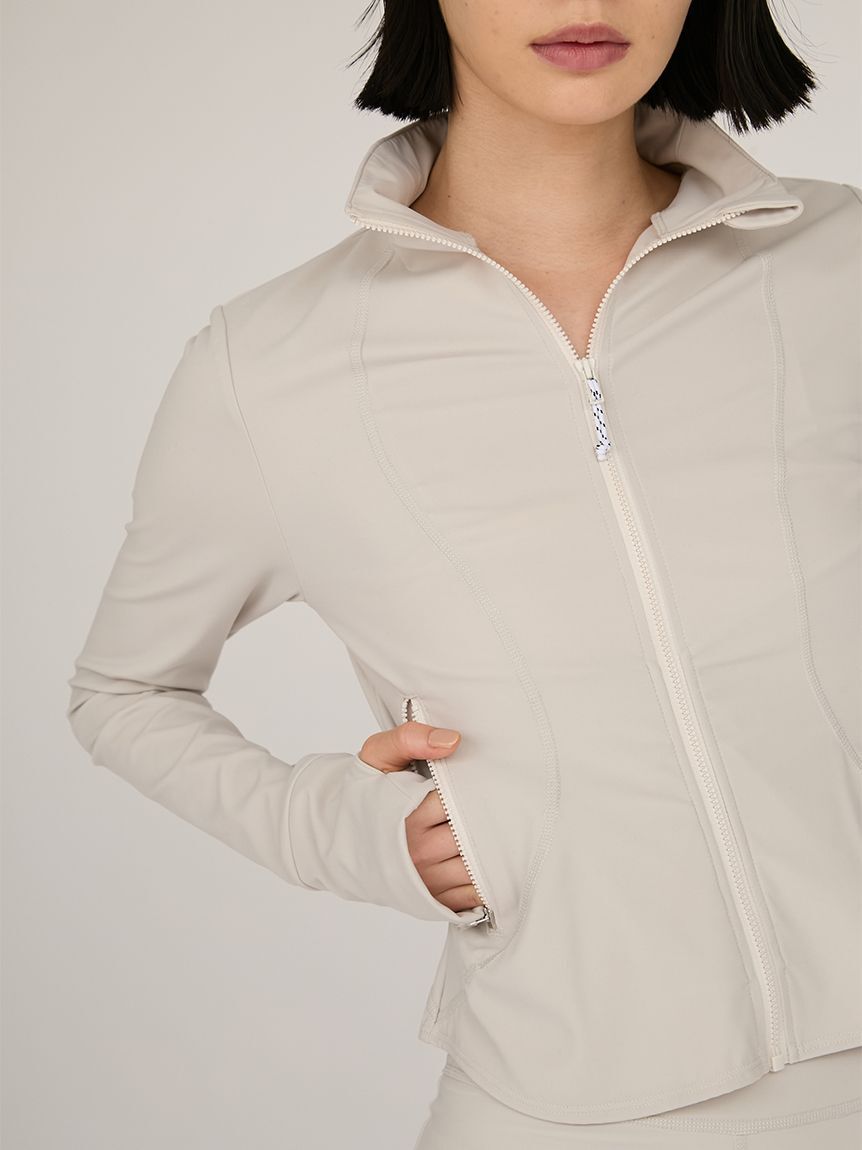 emmi yoga「サステナレッチUnity フットネスジャケット」|アウトドア|