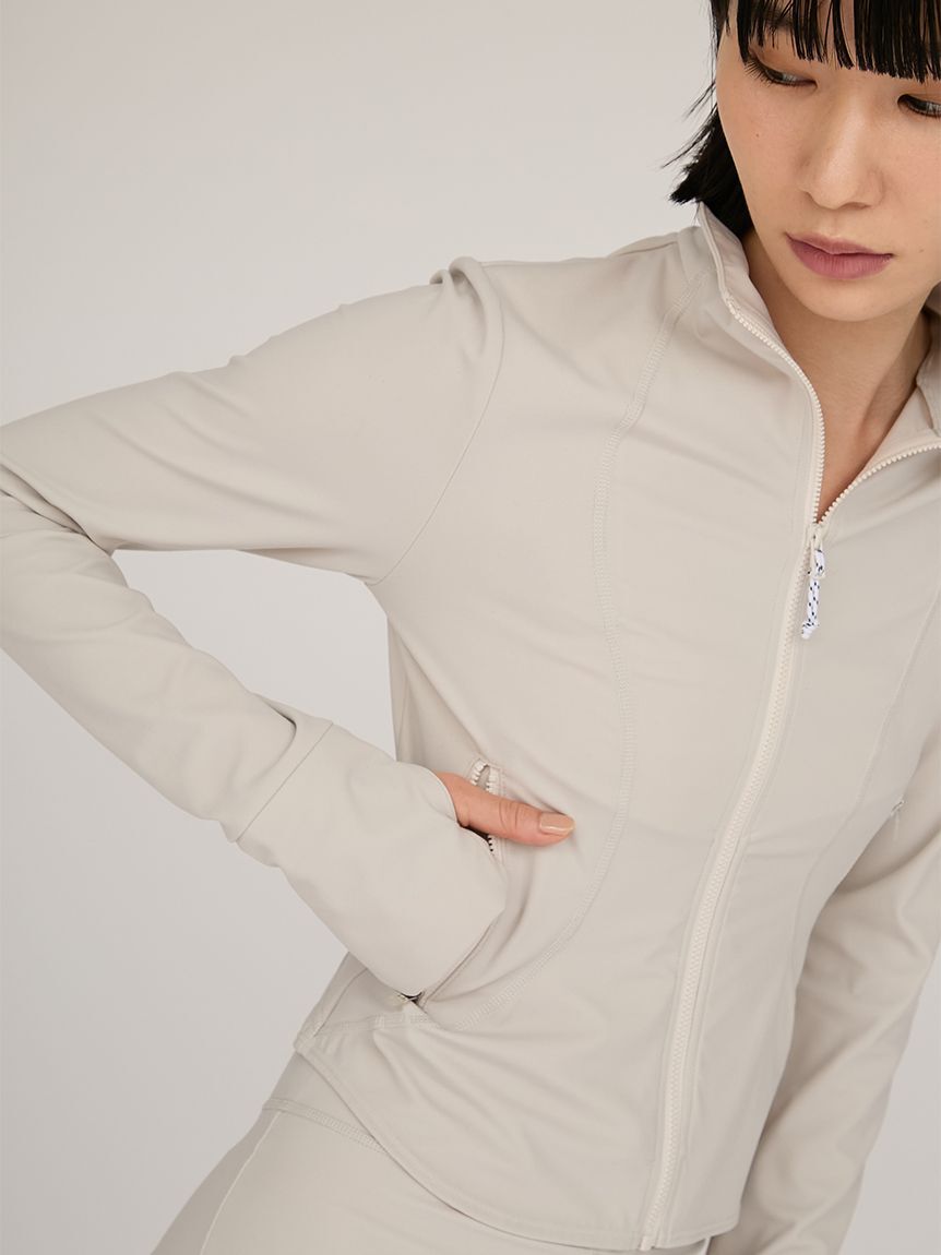 emmi yoga「サステナレッチUnity フットネスジャケット」|アウトドア|