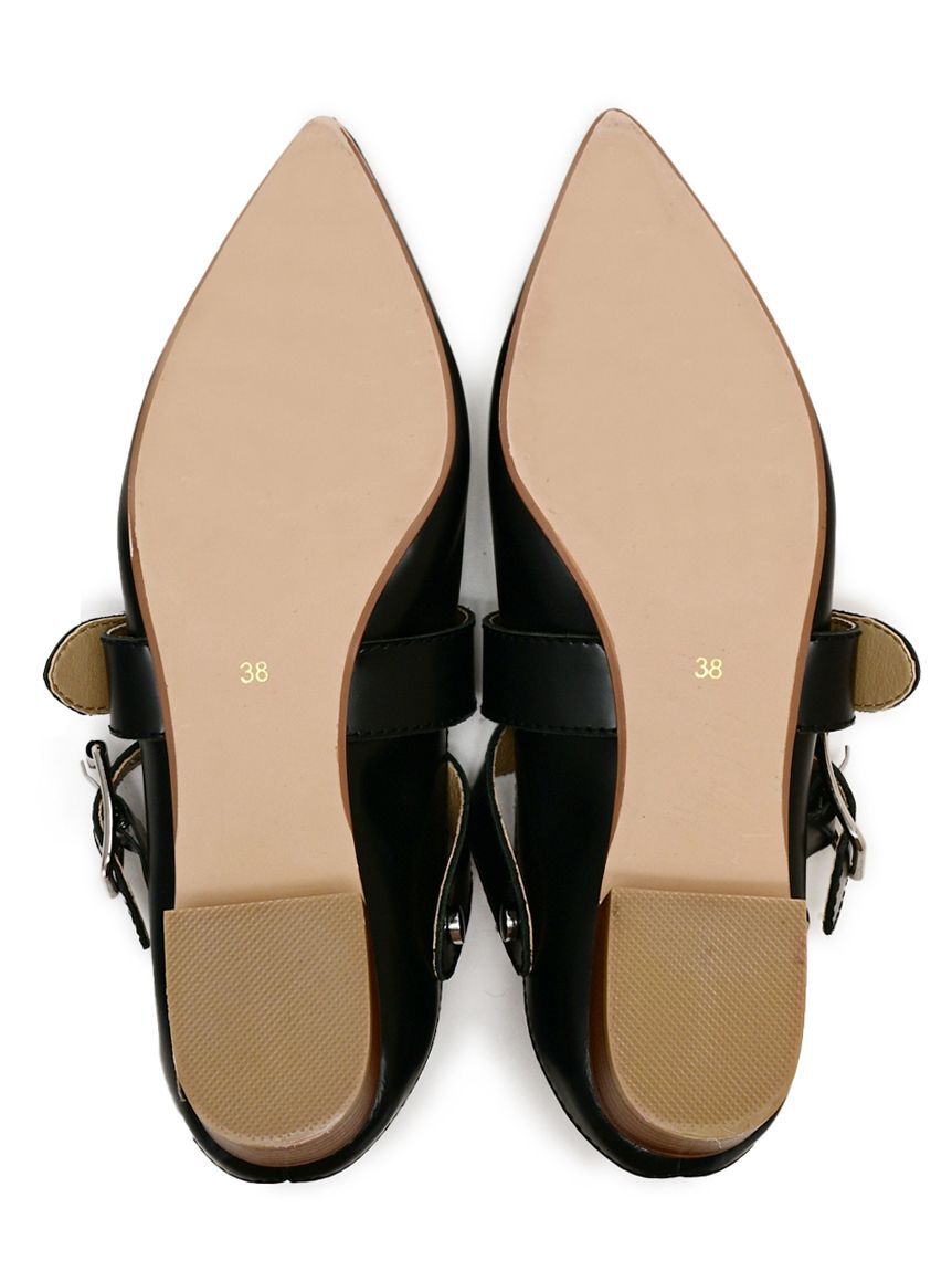 FURFUR「【WEB限定カラー】ダブルストラップバブーシュ」|パンプス|