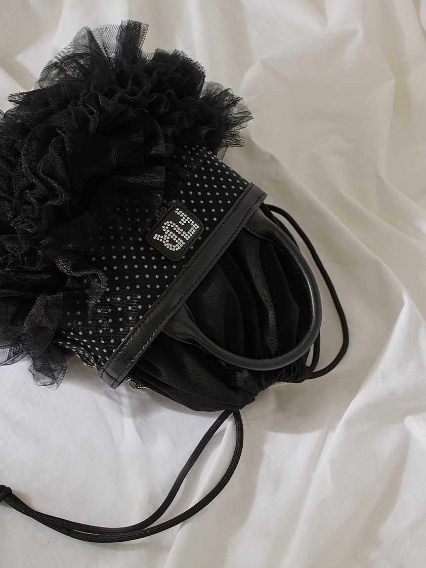 FURFUR「【WEB限定カラー】ロゴプリント巾着ポーチ」|ポーチ|