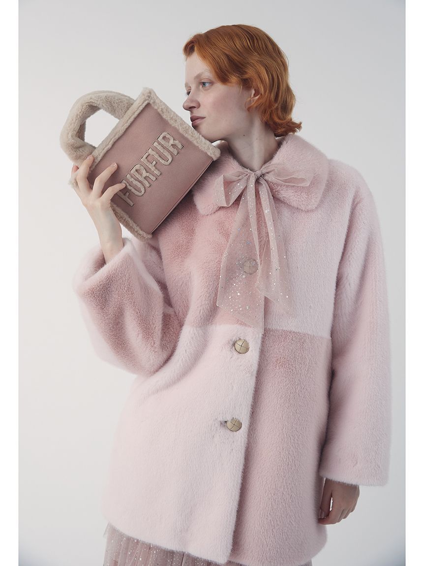 FURFUR「【WEB・一部店舗限定カラー】ムートンロゴトートバッグ」|トートバッグ|