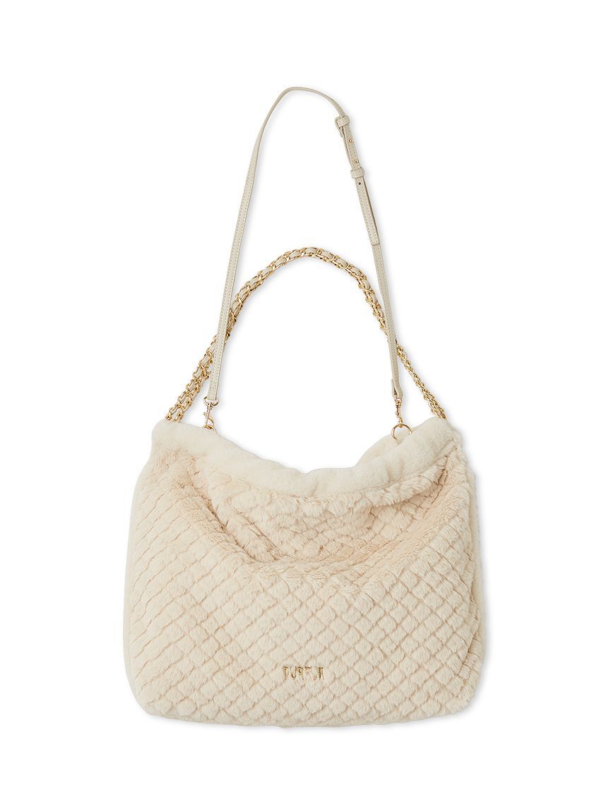FURFUR「【WEB限定カラー】マテリアル巾着バッグ」|トートバッグ|IVR