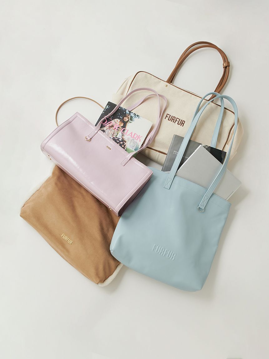 FURFUR「【WEB限定カラー】マテリアル巾着バッグ」|トートバッグ|