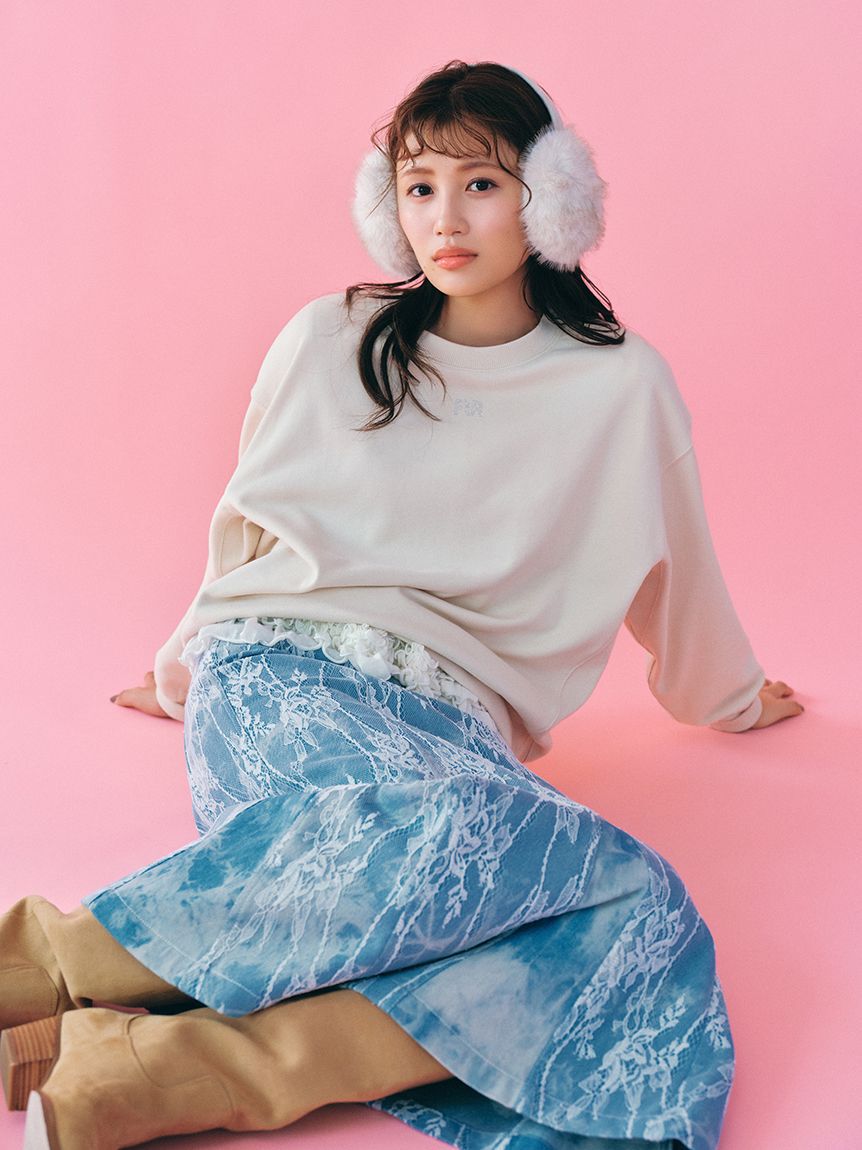 FURFUR「裾フリルジャージートップス」|Tシャツ・カットソー|