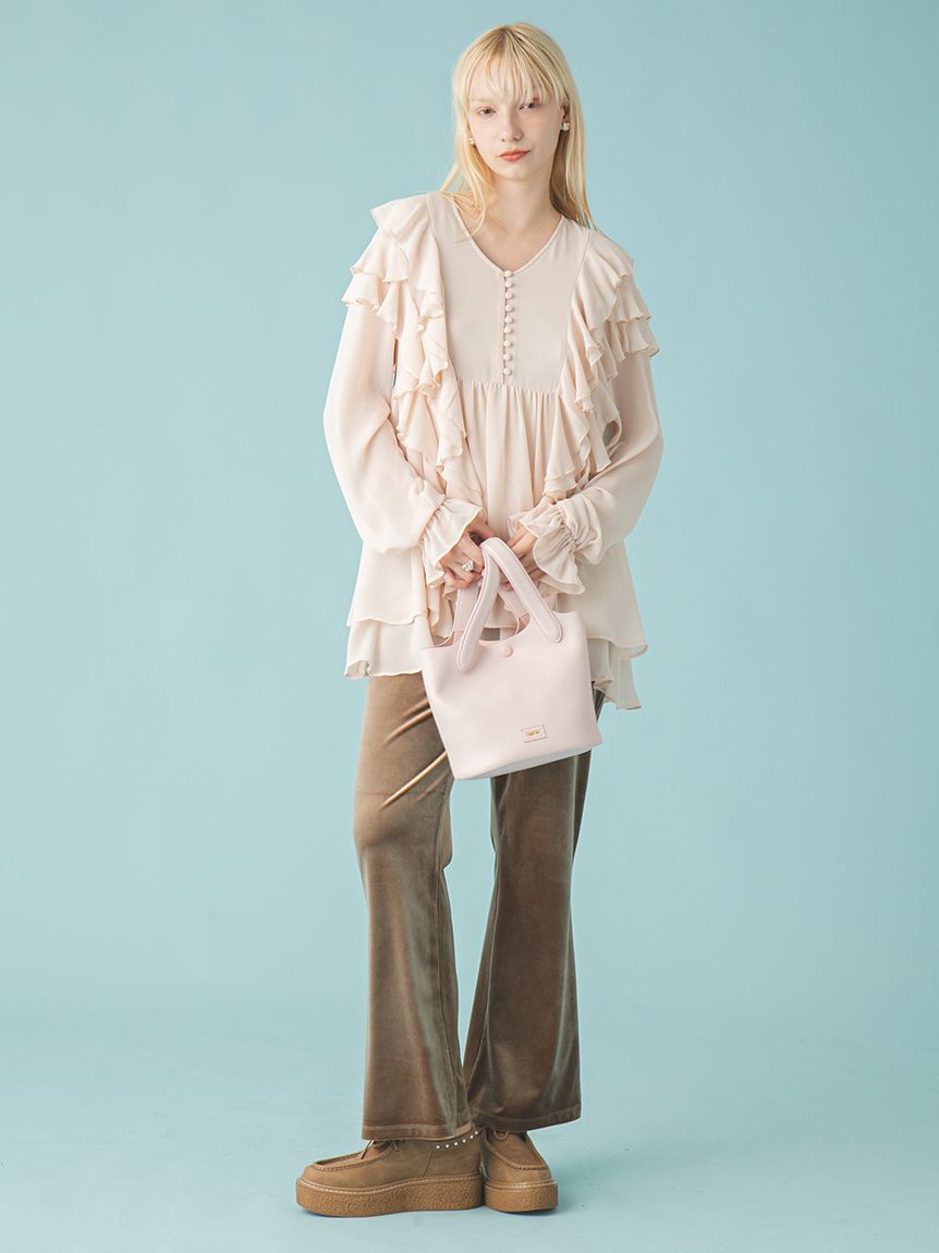 FURFUR「【WEB限定カラー】ロゴカシメバケットバッグ」|ハンドバッグ|