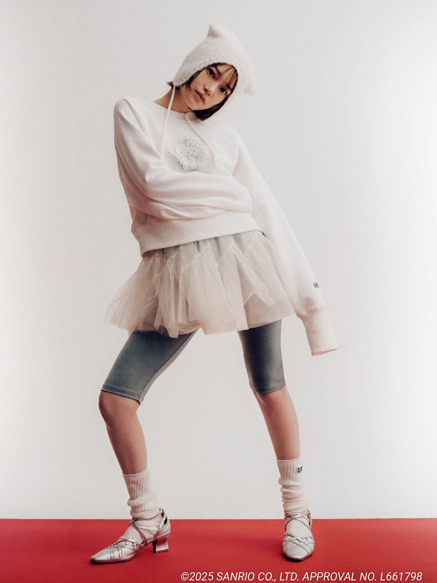 FURFUR「【WEB・一部店舗限定カラー】HELLO KITTYクリスタルスウェット」|スウェット・ジャージ|