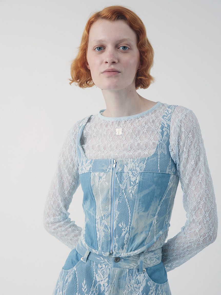 FURFUR「レースカットソープルオーバー」|Tシャツ・カットソー|