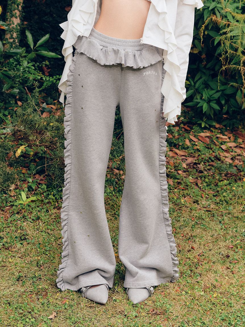 FURFUR「フリルスウェットパンツ」|チノ|