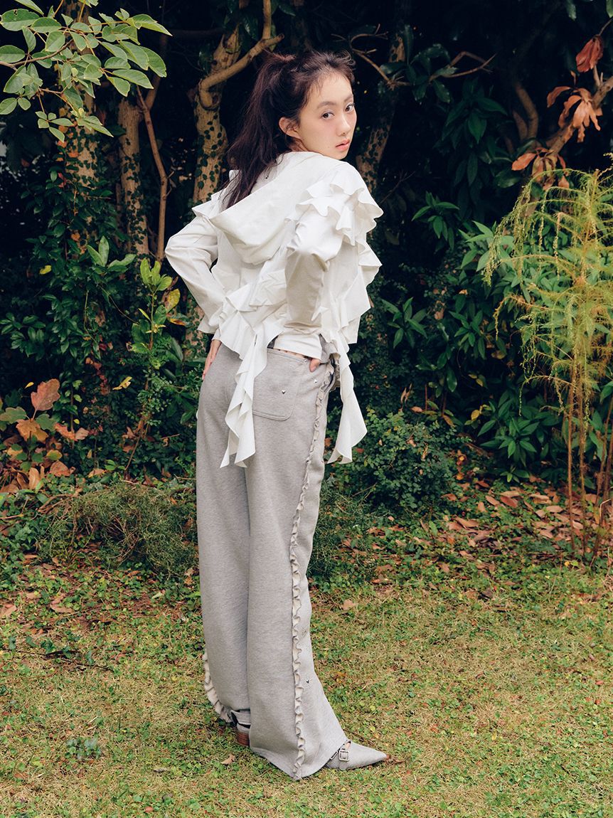 FURFUR「フリルスウェットパンツ」|チノ|