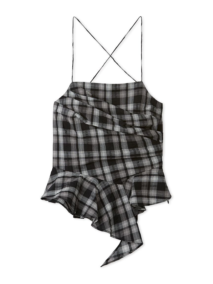 FURFUR「アシンメトリーヘムキャミソール」|キャミソール|