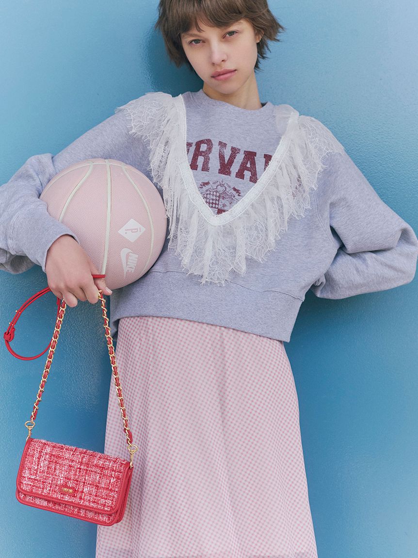 FURFUR「【限定カラー】ツイードロゴフォンホルダー」|ショルダー・メッセンジャー|