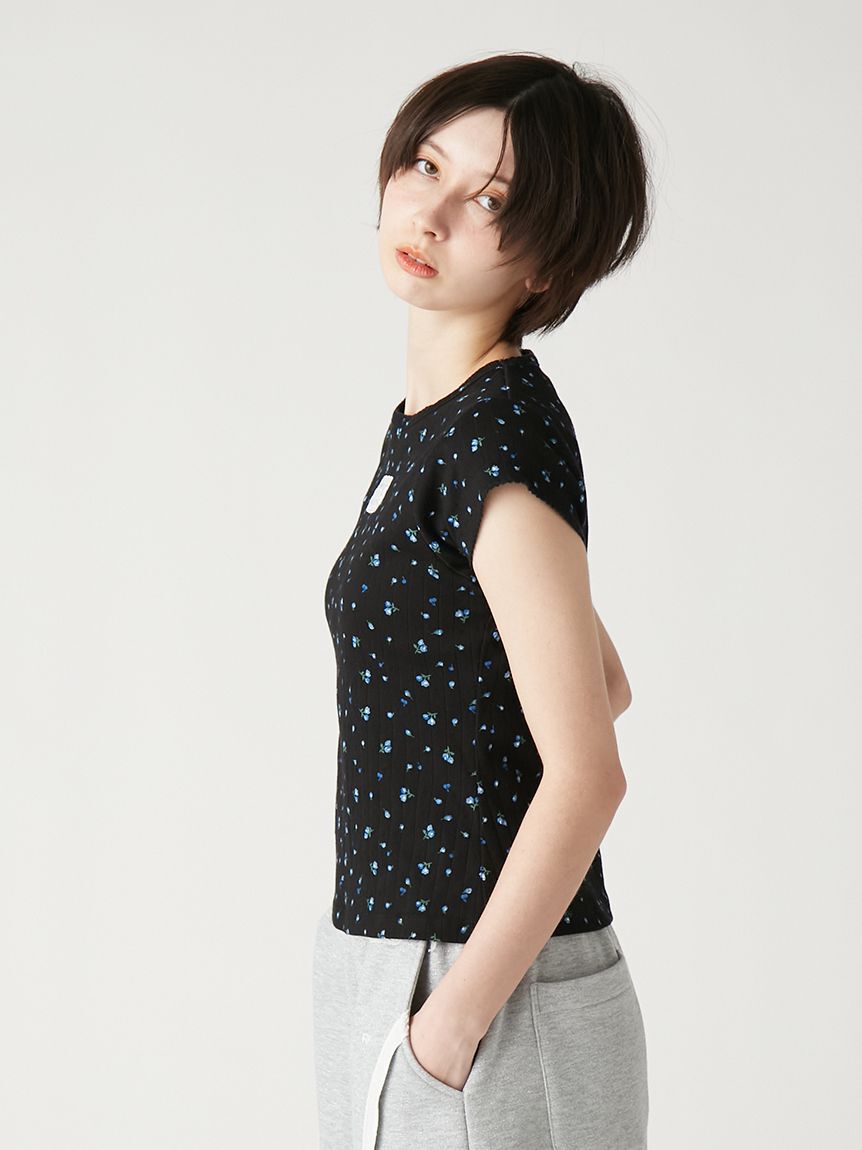 FURFUR「【WEB限定カラー】レースワッペンコンパクトTシャツ」|Tシャツ・カットソー|