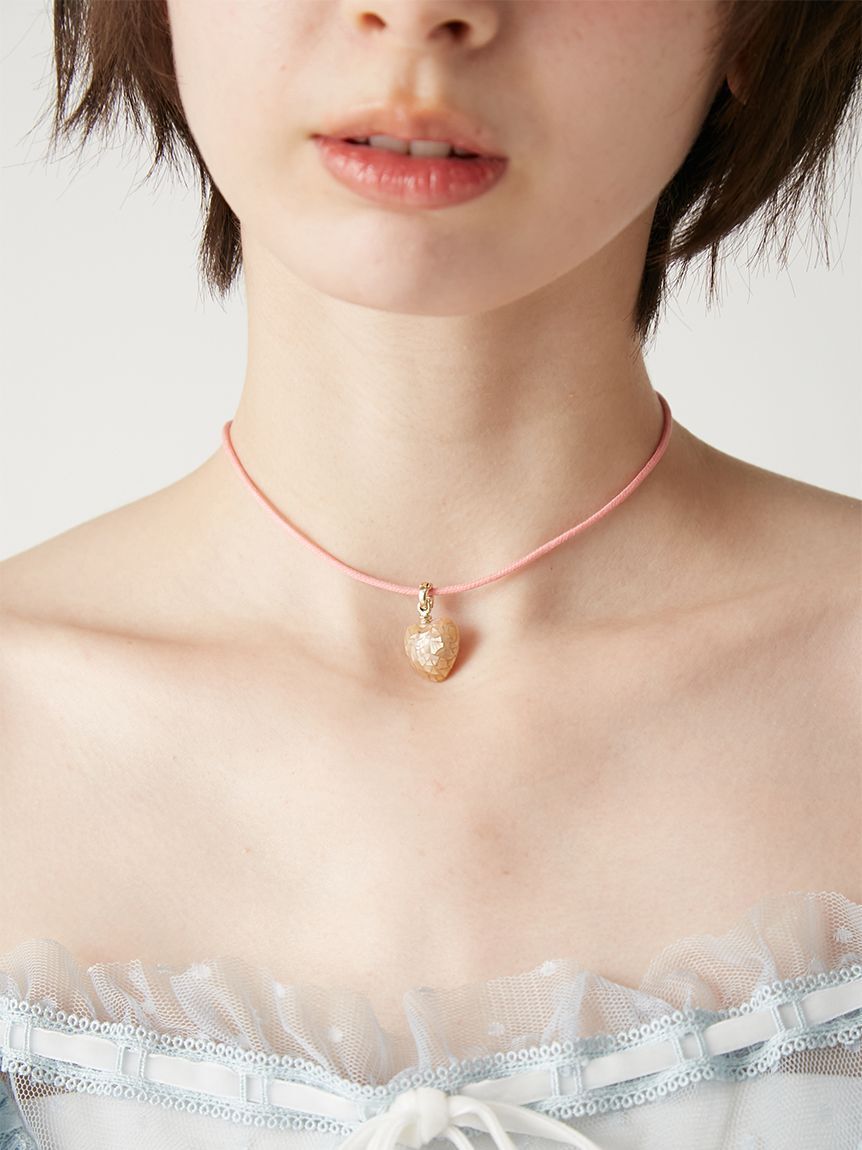 FURFUR「シェルハートネックレス」|ネックレス|