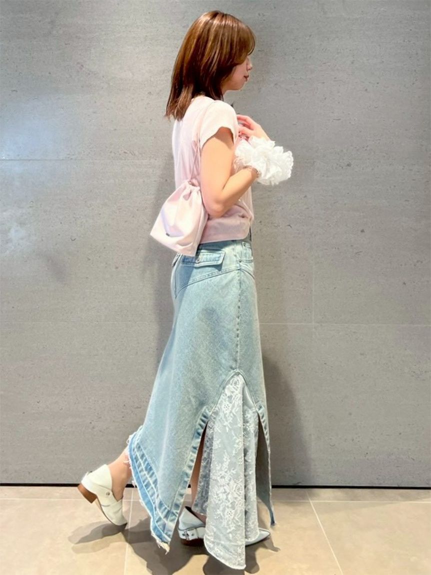 FURFUR「サテン巾着ポーチバッグ」|ポーチ|