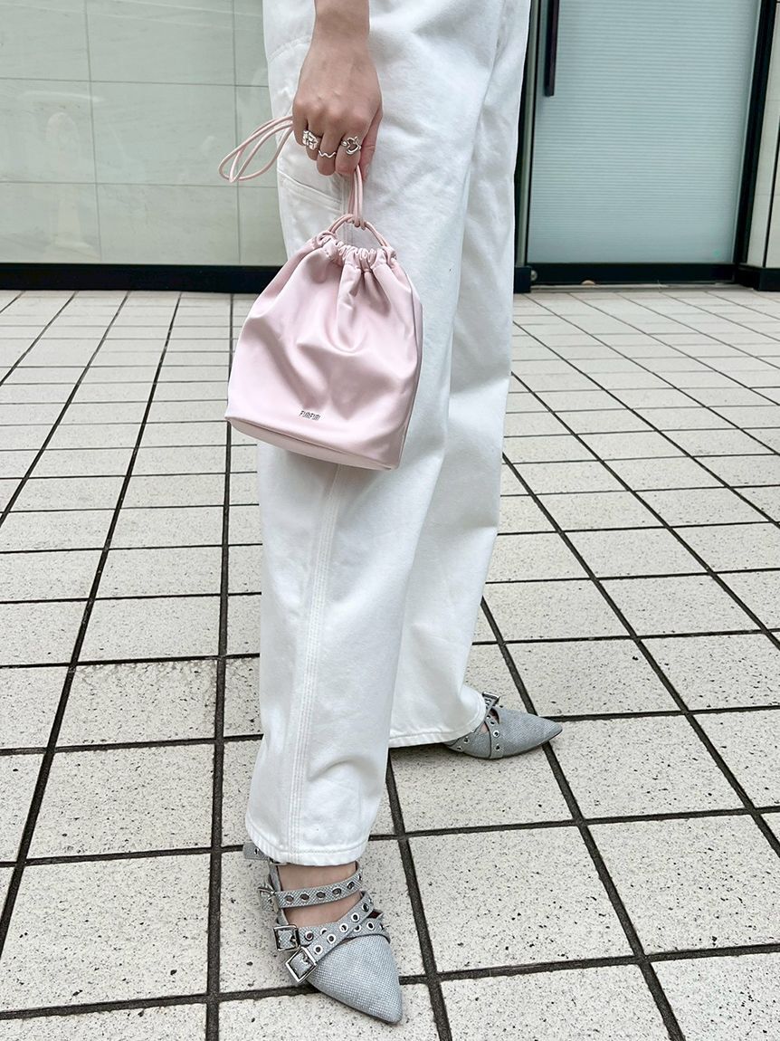 FURFUR「サテン巾着ポーチバッグ」|ポーチ|