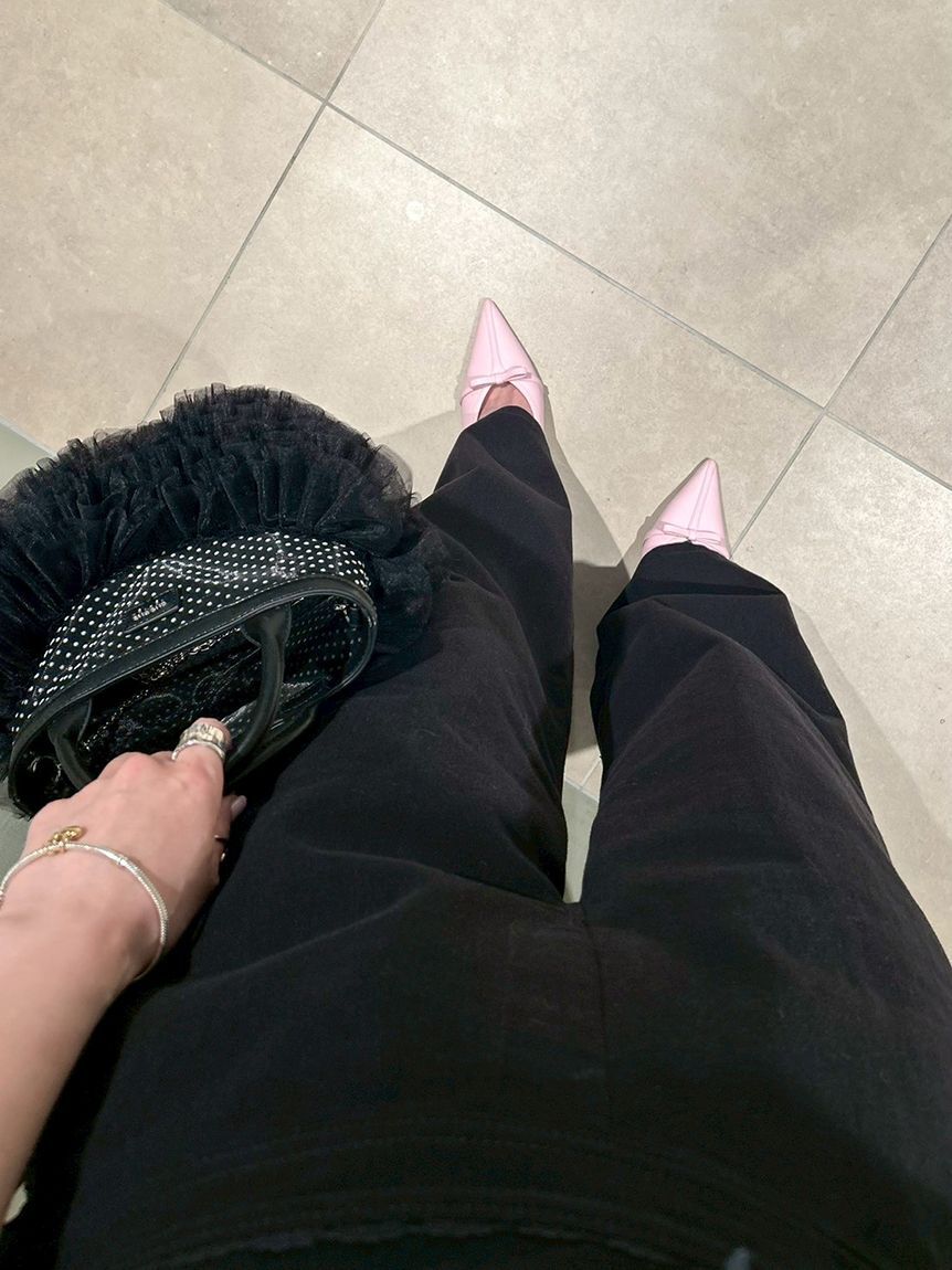 FURFUR「クロスストラップリボンパンプス」|パンプス|