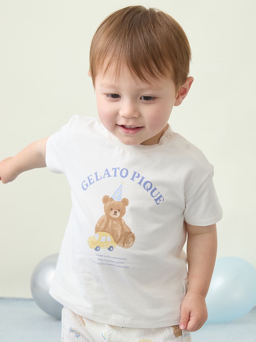 GELATO PIQUE KIDS & BABY「【BABY】パジャマパーティーワンポイントTシャツ」|その他ベビーウェア|OWHT