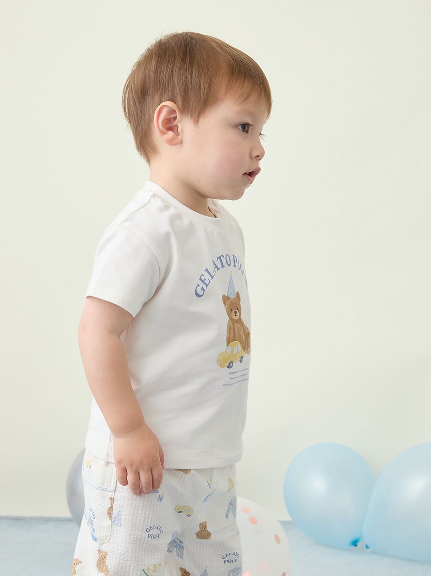 GELATO PIQUE KIDS & BABY「【BABY】パジャマパーティーワンポイントTシャツ」|その他ベビーウェア|