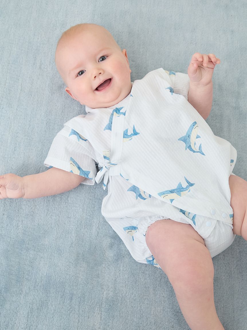 GELATO PIQUE KIDS & BABY「【BABY】甚平」|ロンパース|BLU