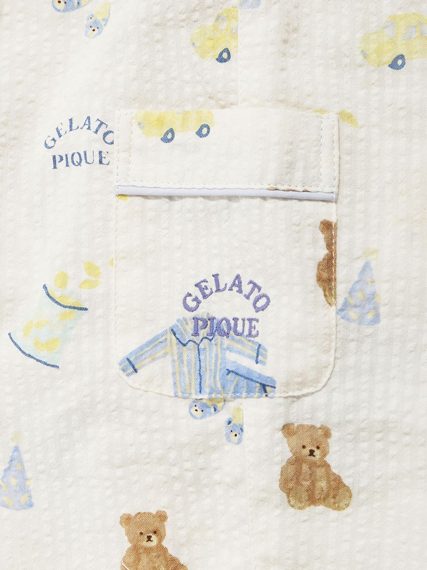 GELATO PIQUE KIDS & BABY「【BABY】パジャマパーティー柄ロングパンツ」|その他ベビーウェア|