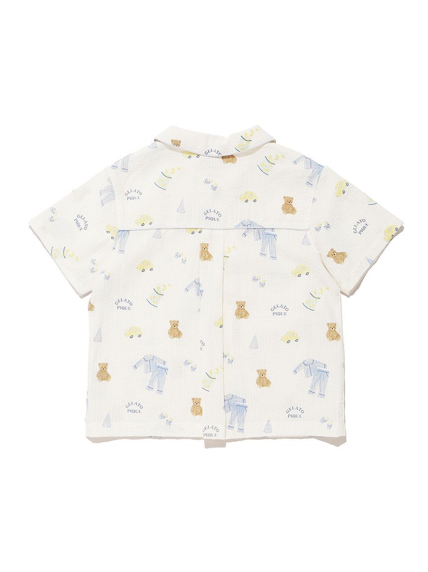 GELATO PIQUE KIDS & BABY「【KIDS】パジャマパーティー柄シャツ」|シャツ・ブラウス|