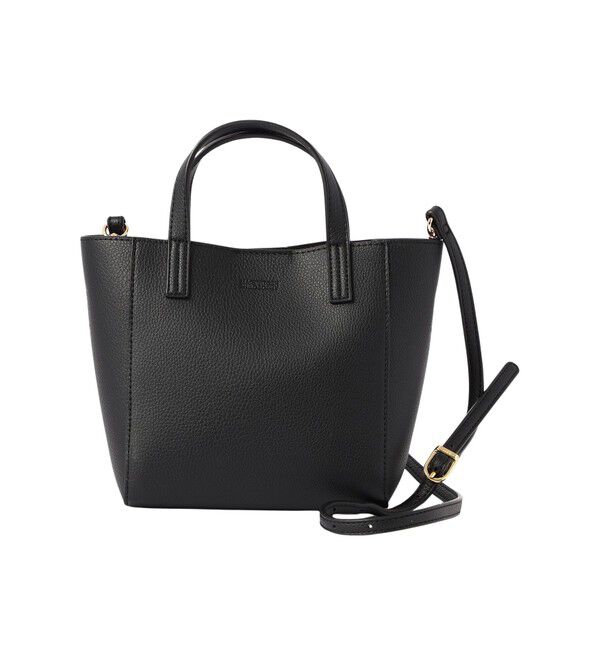 MACKINTOSH PHILOSOPHY「ミニショルダースクエアトート」|トートバッグ|ブラック