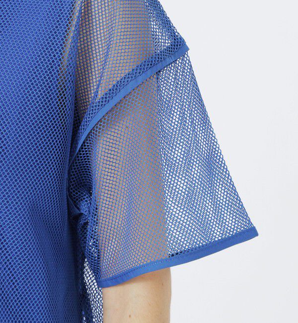  「メッシュレイヤードカットソーワンピース」|ワンピース|