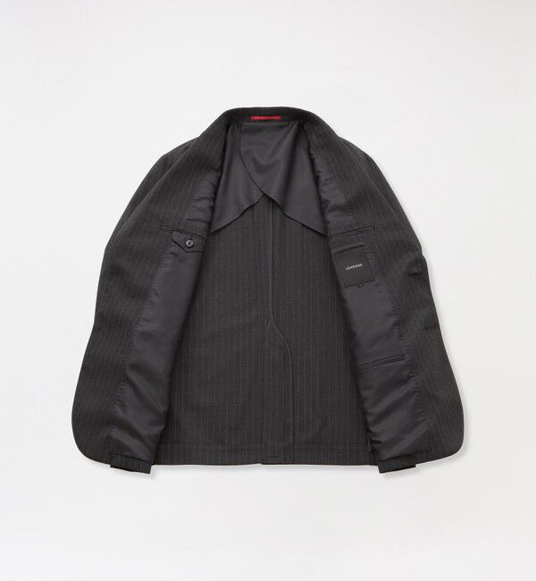  「ストライプワイドジャケット」|テーラードジャケット|