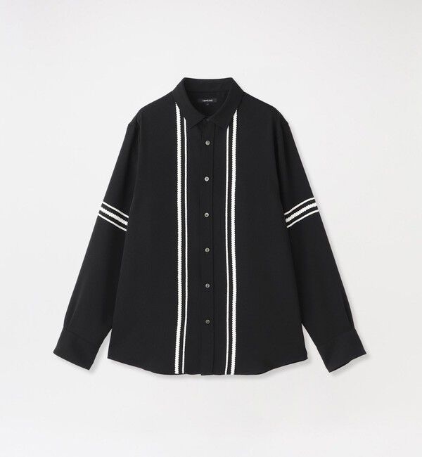  「ブライトコードトリミングシャツ」|シャツ・ブラウス|